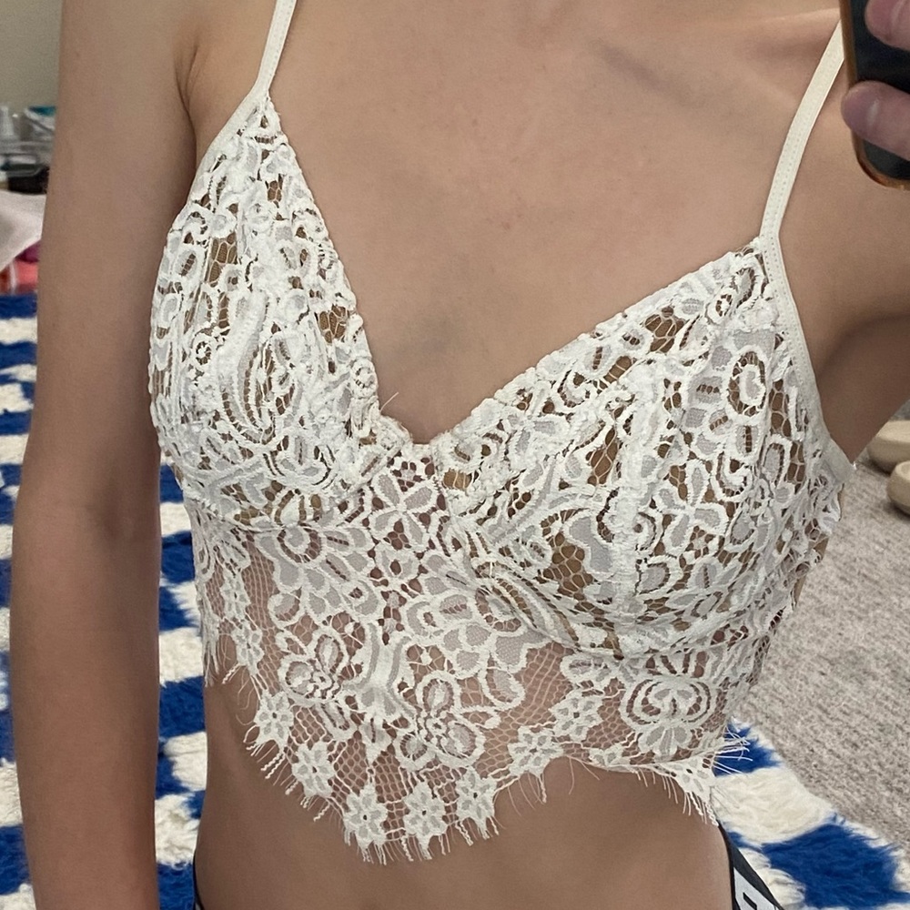 For Love and Lemons lace bralette